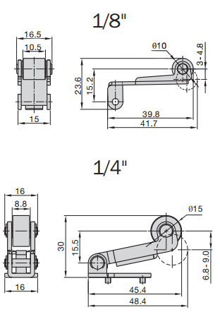 basic-roller-lever-bspp-diagram