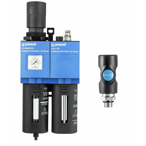 Prevost Filter Regulator Lubricator With Coupling