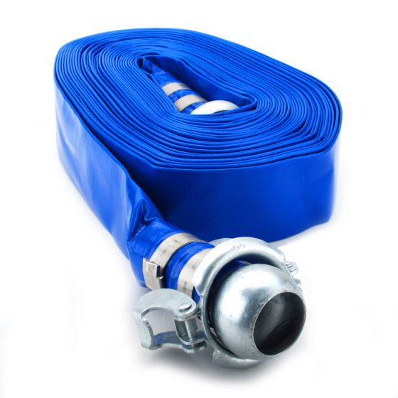 PVC Layflat Hose Assembly Blue