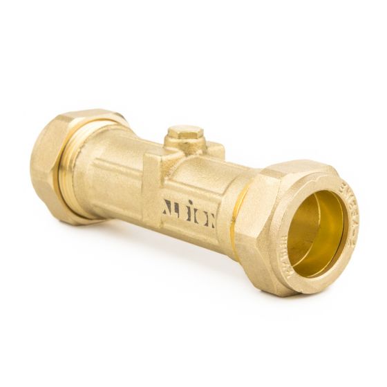 DZR Brass Double Check Valve Compression