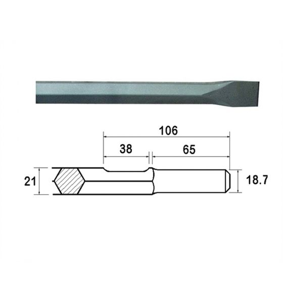 Kango Shank Chisel