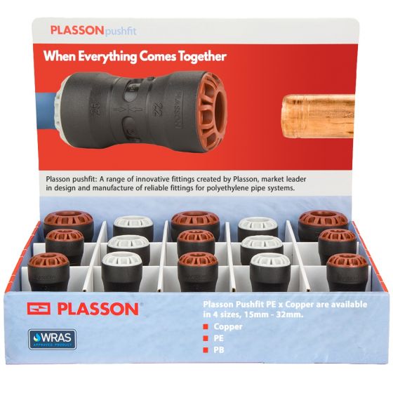 Plasson Pushfit Pipe Fittings