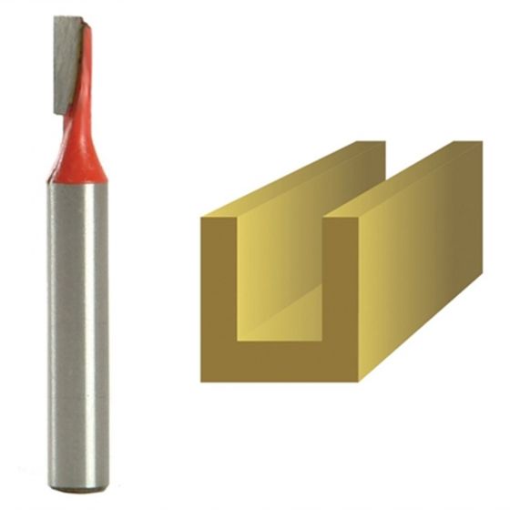 Router Bit TCT Two Flute 1/4" Shank