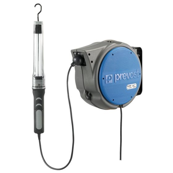 Prevost Electrical Cable Reel With Portable Lamp