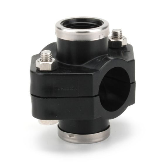 Plastica Alfa Clamp Saddle Double