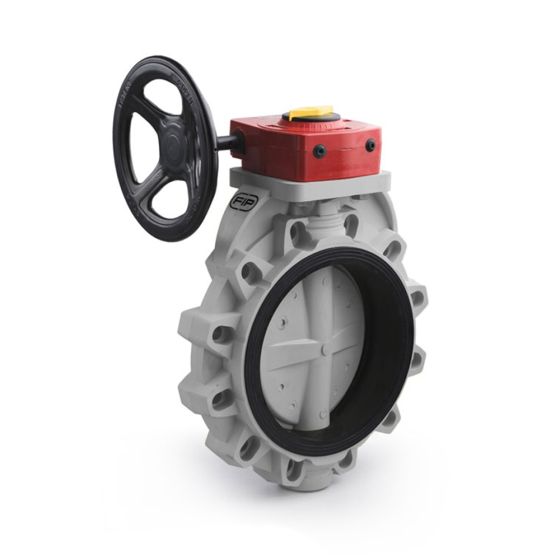 Durapipe ABS Metric FK Butterfly Valve w/ Gearbox