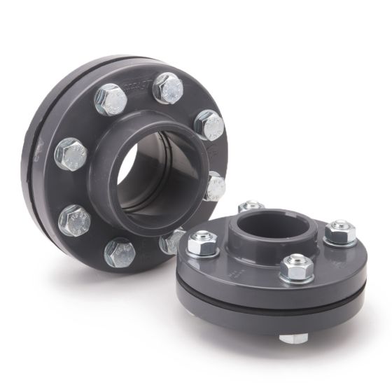 PVC Metric Full Face Flange Set
