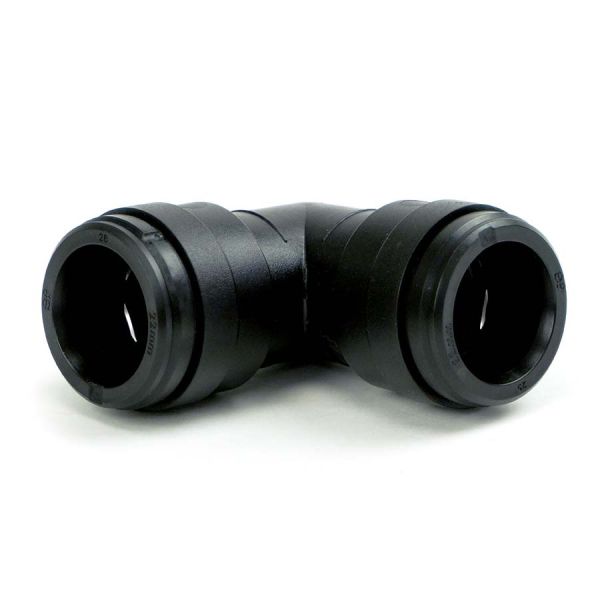 John Guest® PI480822S Rigid Elbow, 1/4 In, Tube ODxNPTF, Acetal - View #4