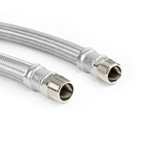 Metal Braided Hose Male X Male BSP Thread metal-braided-hose-male-x-male-bsp-thread
