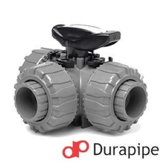 Durapipe 3-Way Ball Valves