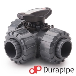 Durapipe 3-Way Ball Valves