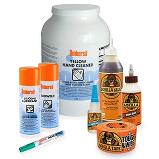 Adhesives, Paints, Cleaners & Sprays