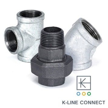 K-Line Connect Threaded Iron Pipe Fittings