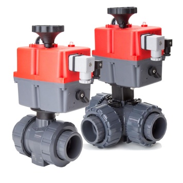 Electric Actuated PVC Metric Ball Valves