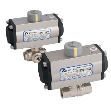 Pneumatic Actuated Brass Ball Valves