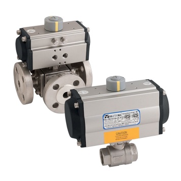 Pneumatic Actuated Stainless Steel Ball Valves