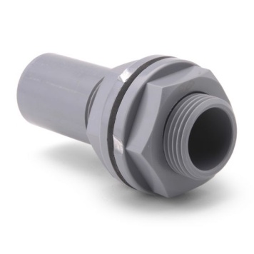ABS Inch Tank Connector Plain x Thread M