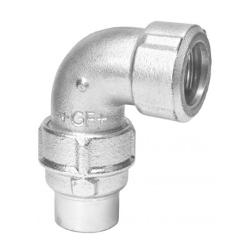 Elbow 90° with GRP Nut Steel x PE NBR