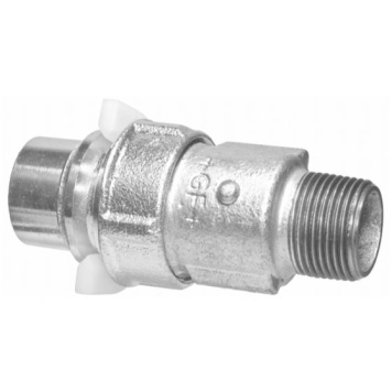 M Adaptor with GRP Nut & Clip Steel x PE NBR