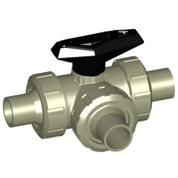 gf-progef-pph-3-way-t-port-spigot-ball-valve