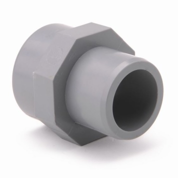 ABS Metric x Imperial Adaptor Plain M x Thread F