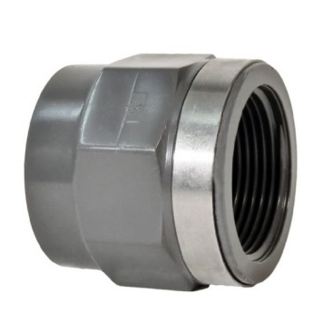 Georg Fischer PVCu Metric Adaptor Socket Plain x Thread
