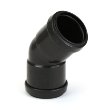 FloPlast Push-Fit Waste Bend 135 (45) Black