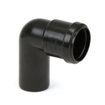 FloPlast Push-Fit Waste Conversion Bend 90 Black