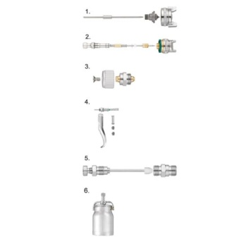 Paint Spray Gun Parts For 409297 to 409300