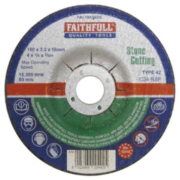 Depressed Centre Stone Cut Off Disc