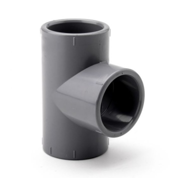 Durapipe PVCu Metric Tee 90° Plain
