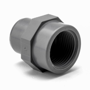 Durapipe PVCu Metric Reducer Plain x Threaded
