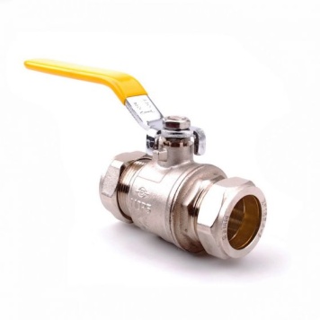 Brass Gas Ball Valve Compression F/F