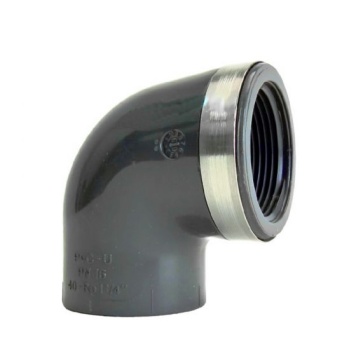 Georg Fischer PVCu Metric Elbow 90° Plain x Thread