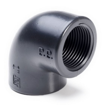 Polypropylene Threaded Elbow 90°