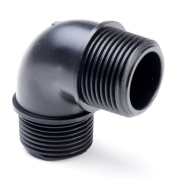 Polypropylene Threaded Elbow 90° M x M