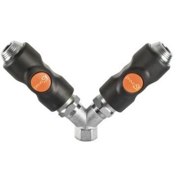Prevost British Profile 6mm Female Twin Coupling