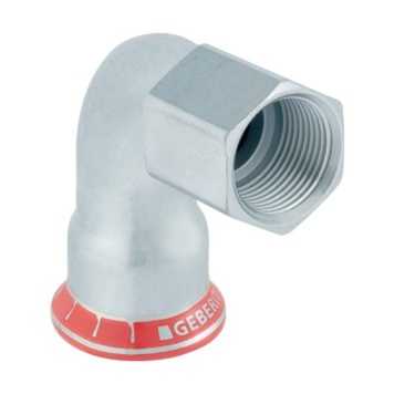 Geberit Mapress Carbon Steel Female Threaded Elbow 90