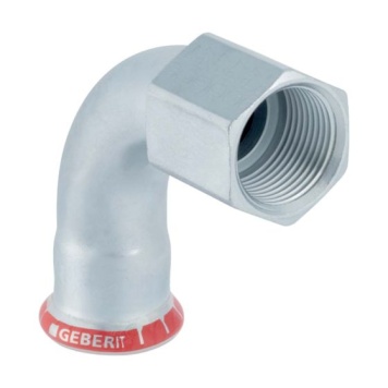 Geberit Mapress Carbon Steel Female Threaded Bend 90