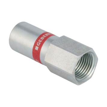 Geberit Mapress Carbon Steel Plain Female Adaptor