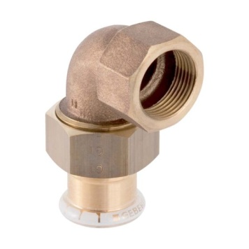 Geberit Mapress Copper Female Threaded Union Elbow 90