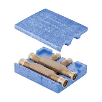 Geberit Mapress Copper T-Piece Crossing With Insulation Box