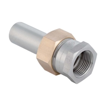 Geberit Mapress Stainless Steel Plain Female Union With Brass Nut