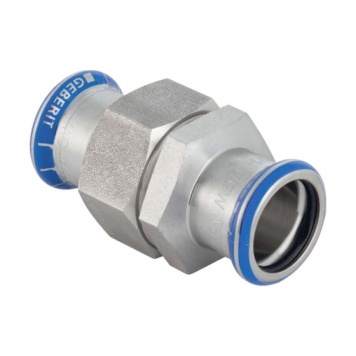 Geberit Mapress Stainless Steel Union with CrNi Steel Nut