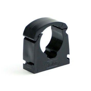 Hinged Pipe Clips Black