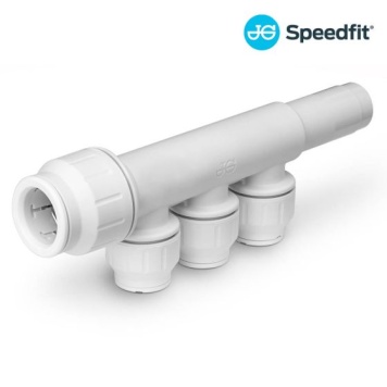 JG Speedfit 3-Port Manifold With Stem
