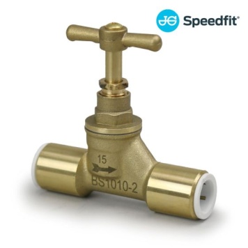 John Guest Speedfit Plumbing Brass Stop Valve