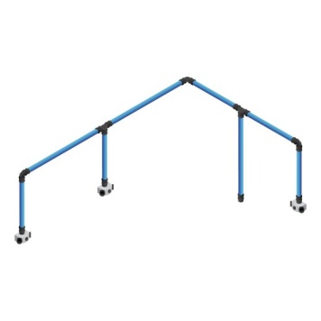 John Guest Compressed Air System Kit - Aluminium Tube - 3 Drop - 18m