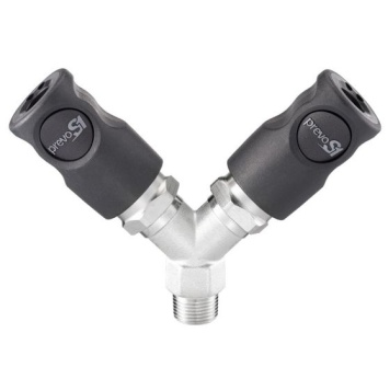 Prevost ISO Profile 6150 C 6mm Male Twin Coupling