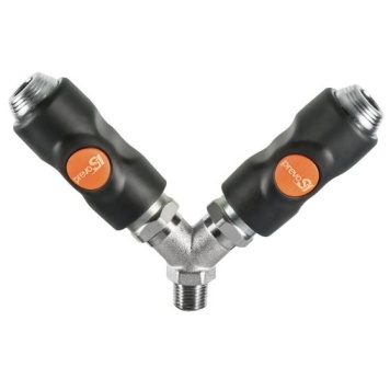 Prevost British Profile 6mm Male Twin Coupling